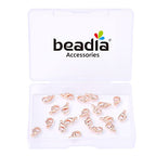 BEADIA Rose Gold Plated Lobster Clasps Non Tarnish 10mm 20pcs for Jewelry Making Findings - color: Lobster Clasps Rose Gold, size: 10mm