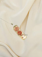 Crystal Necklace Pendant for Women Men - Orgone Necklace Pendant of Healing Crystal for Protection-Spiritual Jewelry - color: Selenite