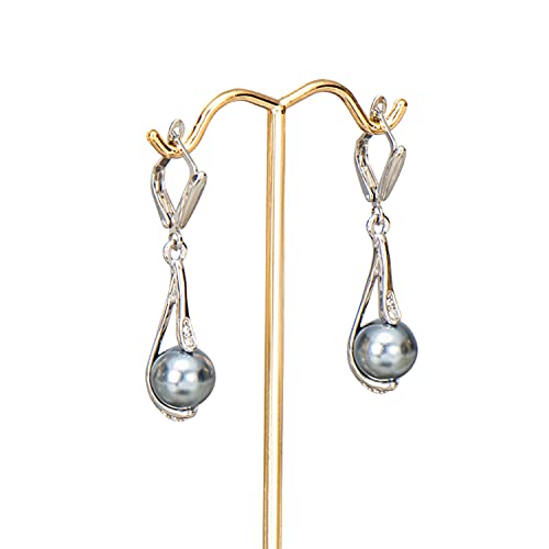 MOOCA Enhance Your Jewelry Presentation with the 4 Pcs Set Acrylic Earring Display Stand - Perfect Showcase for Earrings, Countertop T Stand, and Stylish Jewelry Display, Gold Color - color: Gold