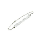 Gempires Natural Gemstone Chip Bar Bracelet for Women, Crystal Healing Bracelet, Multiple Gemstone Options, Adjustable Yellow Gold Plated Chain (7” + 1” Extender), Dainty Stackable Jewelry Gift for Her