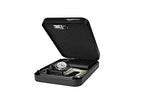 Amazon Basics Portable Security Case Lock Box Safe with Combination Lock for Documents, Valuables and Personal Items, XXL, Black - size: Xxl