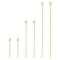 6pcs Necklace Extenders for Women, 2" 4" 6" Jewelry Chain Extension Set Hypoallergenic Bracelet Chain Extenders Extension Chains for Jewelry Making Necklace Bracelet Anklet(Gold)