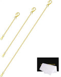 925 Sterling Silver Necklace Extender Gold Necklace Extender Gold Chain Extenders for Necklaces 2", 3", 4" Inches - color: Gold, size: 2 3 4 Inch