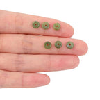 JOE FOREMAN 2x6mm Natural Light Green Canada Jadeite Jade Semi-Gemstone Heishi Disc Rondelle Spacer Beads for Jewelry Making Full 15" Strand Energy Stone Healing Power - color: Light Green Canada Jadeite Jade