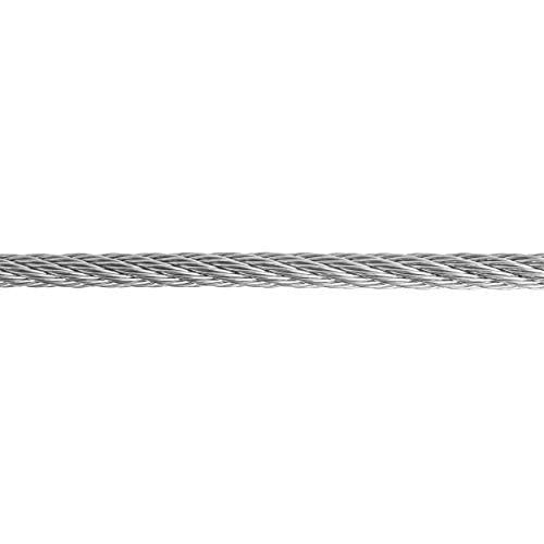 1/16” 7x7 Stainless Steel Semi-Flexible Cable T304, All-Purpose – 250-Foot Spool - color: 250 Feet, size: 1/16"