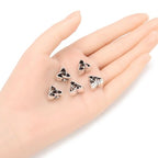 40pcs Triangle Celtic Trinity Knot Sign Large Hole Religious Loose Beads (4.5mm Hole) Antique Silver for Earrings Bracelet Necklace Anklet DIY Jewelry Making MEC-D1 - size: Triangle Celtic Trinity Knot Sign