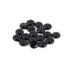 JOE FOREMAN 2x6mm Natural Polished Black Agate Stone Heishi Disc Rondelle Spacer Beads for Jewelry Making Full 15" Strand Energy Stone Healing Power Crystal - color: Black Agate