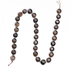 BEADIA Natural Faceted Smoky Quartz Rondelle Disk Stone Beads 10x5mm 37cm for DIY Chain Jewelry Making - color: Smoky Quartz