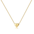 Turandoss Mothers Day Gifts for Mom Wife - Dainty 14K Gold Plated Heart Initial A-Z Pendant Letter Heart Necklace Birthday Mothers Day Gifts for Women Girls - style: G