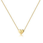 Turandoss Mothers Day Gifts for Mom Wife - Dainty 14K Gold Plated Heart Initial A-Z Pendant Letter Heart Necklace Birthday Mothers Day Gifts for Women Girls - style: G