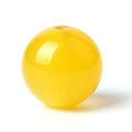 100Pcs Natural Stone 6mm Yellow Agate Round Loose Gemstone Energy Healing Beads Hole Size 1mm DIY Smooth Beads for Bracelet Necklace Earrings Jewelry Making - color: Yellow Agate, size: 6mm
