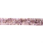 Faceted Natural Amethyst2 2-3mm Cube Square Loose Beads Gemstone Small Loose Beads Healing Crystal Energy Stone for DIY Jewelry Making 15" - color: Amethyst2