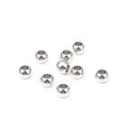 BEADIA Stainless Steel Spacer Beads 9x7mm Round Loose Charm Caps Beads for DIY Jewelry Making 20pcs with 4.5mm Hole - color: 9x7mm 4.5mm