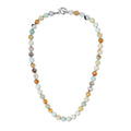 GAVU Hand-knotted Men's Beaded Necklace, Crystal Necklace for Men - color: Amazonite, size: 24"