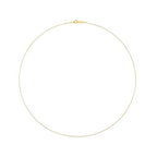 Amazon Essentials Sterling Yellow Gold or Silver Thin 0.8mm Box Chain Necklace - color: Yellow Gold, size: 20"