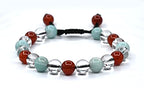 Amazing Gemstone Creativity Manifestation Bracelet - Clear Quartz Amazonite Carnelian Set for Men Women Healing Calming Anxiety Stress Relief Gifts Pulseras Para Hombres Mujer Stocking Stuffers - color: Creativity