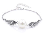 Assorted Angel Wings Feathers punk Charm Pendant Connector for DIY Jewelry Making Accessaries(36pcs,Antique Silver Tone)