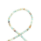 6mm Natural Amazonite Stone Beads Heart Shape Cute Fine Gems Spacer Beads Fit Jewelry Making DIY Exquisite Necklace Bracelet Accessory - color: Amazonite