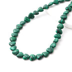 10mm Natural Malachite Stone Beads Heart Shape DIY Loose Gemstone Energy Healing Crystal Charms for Jewelry Making Handmade - color: Malachite