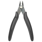 HARFINGTON 5" Flush Cut Pliers Small Precision Wire Cutter Side Cutter Diagonal Cutting Pliers for Jewelry Model Electronic 3D Print, Black - color: Black
