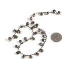 12mm Natural Pyrite Faceted Teardrop Briolette Healing Gemstone Bead Loose Beads for Jewelry Making Strand 15.5 Inch - color: 12mm Pyrite