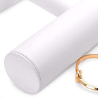 T-bar Jewelry Organizer Display For Watches, Bracelet White PU Jewelry Display Stand - color: 1 tier-white
