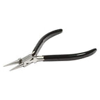 The Beadsmith Round Nose Pliers – Extra Fine Tips – 4.5 inches (114mm) – PVC Grip Handle with Double Leaf Springs – Jewelry Making Tool for Creating Bracelets, Earrings and Necklaces
