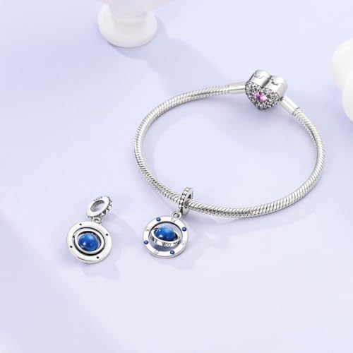 LAZA Charms for Bracelets 925 Sterling Silver Butterfly Summer Travel Ocean Lucky Charm Beads Pendant Jewelry for Women Mom - color: Love you too
