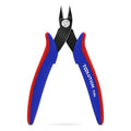 Flush Wire Cutters - Small Diagonal Cut Pliers Side Cutter Snips Bulk - Micro Clippers for Zip Tie Plastic Model 3D Printer - Mini Nippers for Crafting Electrical Jewelry Making - size: 1 Pack