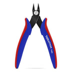Flush Wire Cutters - Small Diagonal Cut Pliers Side Cutter Snips Bulk - Micro Clippers for Zip Tie Plastic Model 3D Printer - Mini Nippers for Crafting Electrical Jewelry Making - size: 1 Pack