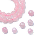 AD Beads Natural Gemstone Round Loose Beads 15" for Bracelet Necklace Earrings Jwelery Making Crafts DIY (4mm, Rose Quartz) - color: Rose Quartz, size: 4mm