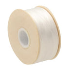 The Beadsmith Nymo Thread – 10-Pack White Color – Size D, 30mm Diameter, 64 Yard/58.5 Meter Spool – Made of Nylon – Bead Embroidery & Weaving, Off Loom & Loom Work and DIY Craft Projects - size: Size D, 64 Yards, style: White