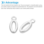 PATIKIL Letter Charm, 50pcs Alphabet Initial Pendant Charm Bulk DIY for Jewelry Making Bracelets Earrings Necklace - style: O