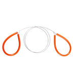 General Tools PVC Pipe Cable Saw #858-24-Inch - Serrated and Cuts PVC, PE, and ABS Pipes - Hand Tools, Orange, Silver