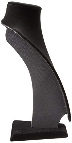 Polmart Modern Necklace Display Bust (Black Velvet, 9 ⅘”H) - color: Black Velvet, size: 9 ⅘”H