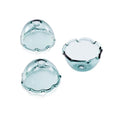 FASHEWELRY 10Pcs Glass Bell Flower Beads Caps Transparent Wind Bell Beads 21mm Glass Fishing Bead Jellyfish Beads for Wind Chimes Craft Jewelry Making (Dark Cyan) - color: Dark Cyan