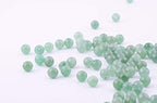 Natural Stone Beads 100pcs 8mm Green Aventurine Round Genuine Real Stone Beading Loose Gemstone DIY Charm Smooth Beads for Bracelet Necklace Earrings Jewelry Making (Green Aventurine, 8mm) - color: Green Aventurine, size: 8mm