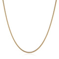 HZMAN Cuban Chain for Men - Stainless Steel Gold & Silver Diamond Cut Hip Hop Link Chains - 3.5mm/5mm/7mm/9mm - 16-30 Inch - color: 3.5mm Gold, size: 18In