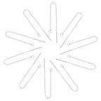 UNICRAFTALE 40pcs 90mm Stainless Steel Ear Threads with Loop Drop Earring Threader - color: Stainless Steel Color, size: 90mm