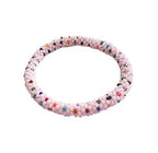 Wigspedia Crochet Glass Seed Bead Nepal Boho Bracelet - Pink - color: Pink Style # 11
