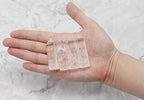 Luckeeper Healing Crystal Wands 2" Clear Quartz Crystal Obelisk | Polished 6 Faceted Reiki Chakra Meditation Therapy - size: 2" tall