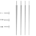 Piercing Taper Insertion Tool for Changing Jewelry – Piercing Ball Grabber Tool Sets with 14/16/18/20G Stainless Steel Threadless Insertion Pin for Ear Nose Lip - color: Set Straight Threadless 14G(1.6mm) 16G(1.2mm) 18G(1.0mm) 20G(0.8mm)