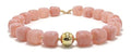 Colorful Beaded Choker Necklace for Women Boho Large Square Acrylic Beaded Necklace Adjustable Surfer Beach Strand Necklces Summer Jewelry Accessories - color: Pink