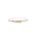 Made by Nami Surfer Anklet with Snap Hook Clasp Waterproof & Adjustable Thin String Ankle Bracelets for Women and Men Handmade Jewelry for Beach and Music Festival Accessories - color: Retro Gold