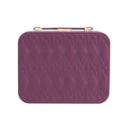 Large Jewelry Case Organizer - Travel Jewelry Box and Portable Case, Burgundy Red - color: A Exquisite Wine Red