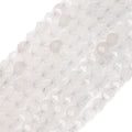 BEADIA Faceted Natural White Agate Stone Round Beads 8mm 36cm/Strand for Jewelry Making - color: White Agate, size: 8mm