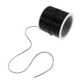 Ipetboom Elastic Thread for Hair Extensions - Silicone Stretch Cord Bracelet Rope for Hairstyling Braiding and Jewelry Making Wire Invisible for Hair Bundles and Wigs