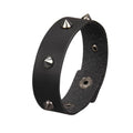 GelConnie Leather Cuff Bracelet Punk Braided Bracelets Rock Leather Wristbands Faux Mens Leather Bracelet Gothic Viking Bangle Adjustable Wrap Bracelet for Women,Men - color: MLPB119-Black