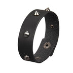 GelConnie Leather Cuff Bracelet Punk Braided Bracelets Rock Leather Wristbands Faux Mens Leather Bracelet Gothic Viking Bangle Adjustable Wrap Bracelet for Women,Men - color: MLPB119-Black