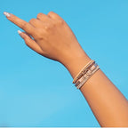 FANCY SHINY Mothers Day Gifts Boho Leather Wrap Bracelet Stackable Infinity Chunky Cuff Bracelets Western Hippie Outfits Jewelry Valentine Gifts for Women - color: Gold